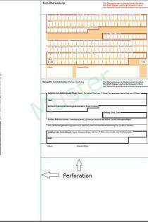 SEPA-Vordrucke kompatibel zu 310668